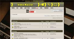 Desktop Screenshot of forum.videomajstor.com